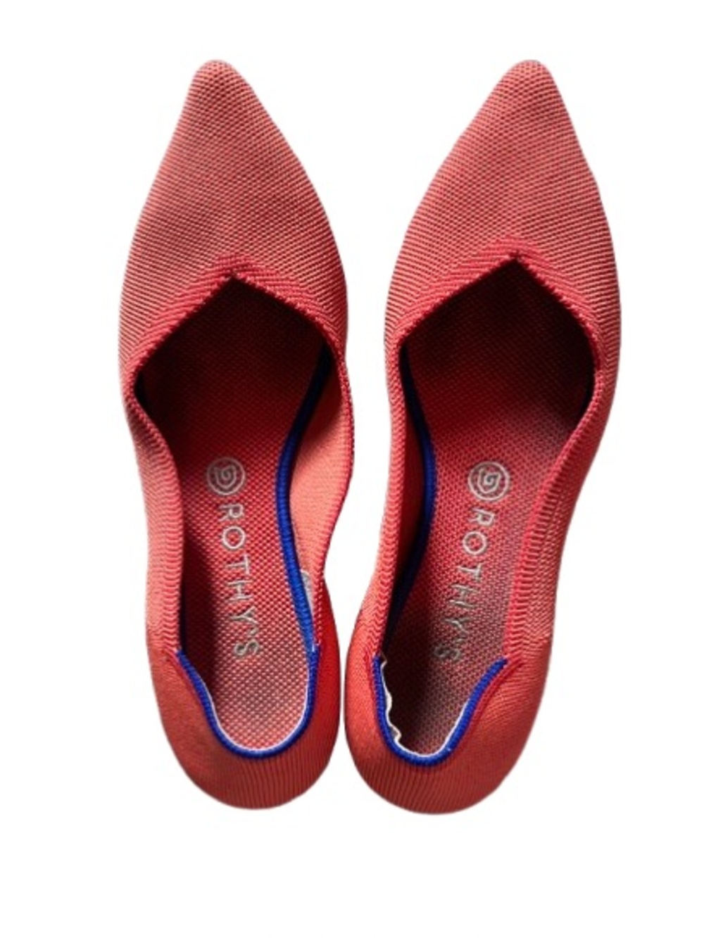 Rothy's The Point Flats in Coral/Orange - Picture 7 of 14